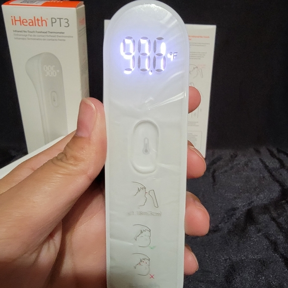 iHealth PT3 Infrared No-Touch Digital Forehead Thermometer Gently Used - Picture 5 of 7
